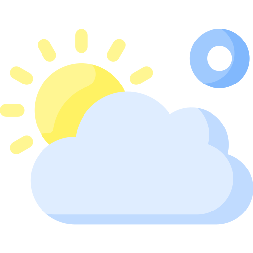scattered clouds